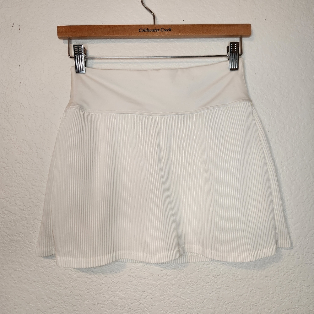 All In Motion Micro Pleated White‎ Tennis Athletic Skort, Size XS